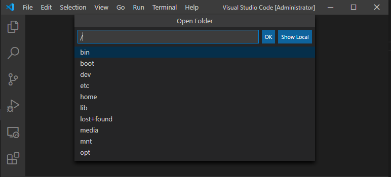 Remote Linux Administration using Visual Studio Code