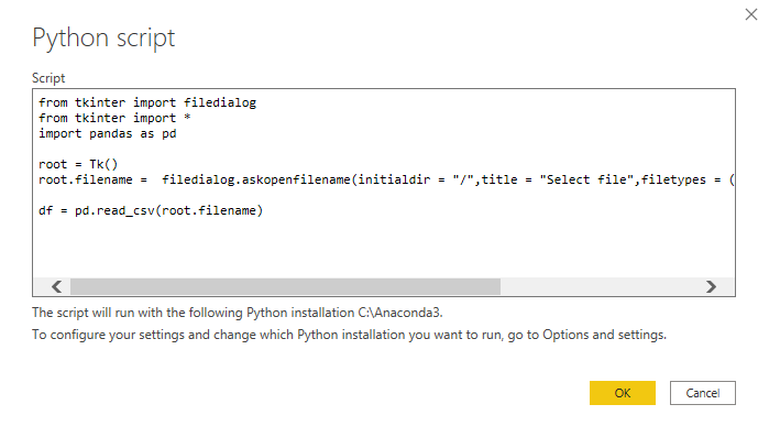 Using Python to Change Power BI's data source file