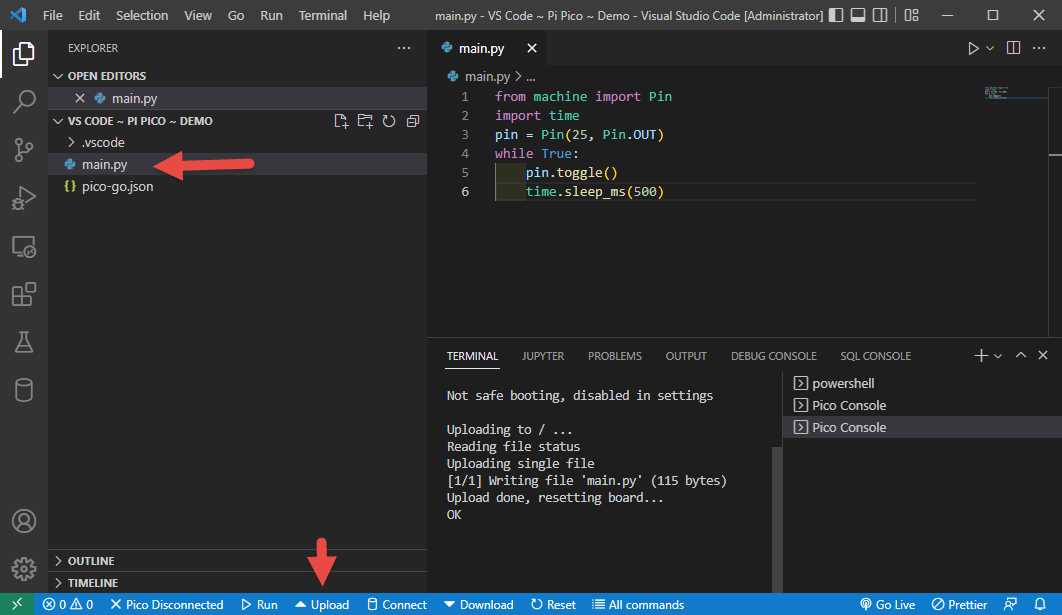 First Foray into MicroPython