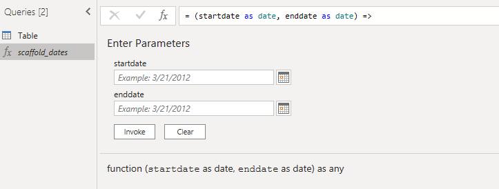 Date Scaffolding in Power BI