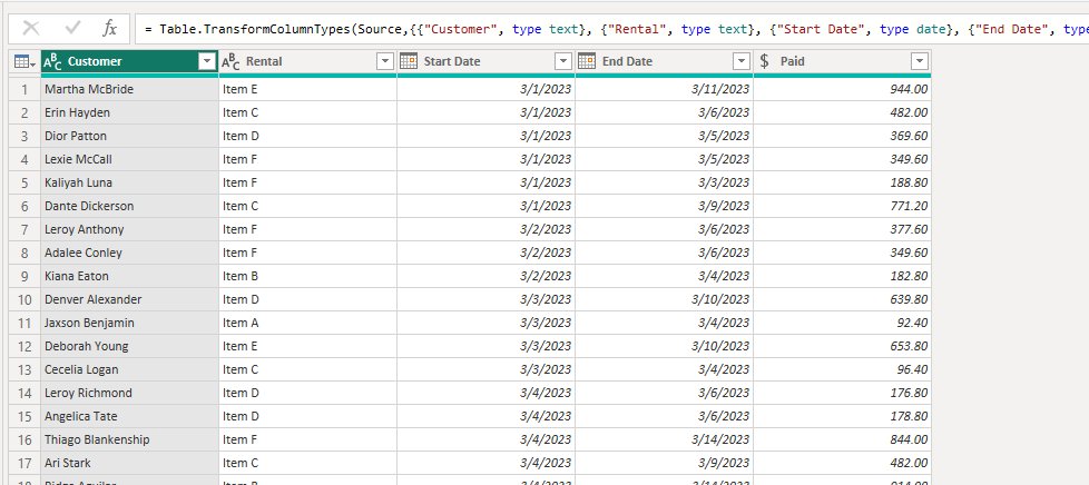 Date Scaffolding in Power BI