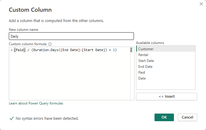 Date Scaffolding in Power BI