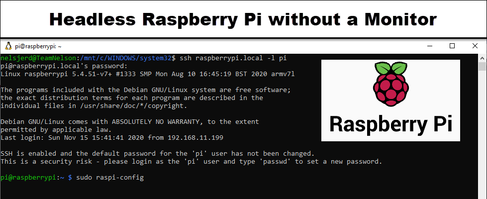 Installing Raspberry Pi OS Lite No Monitor Needed